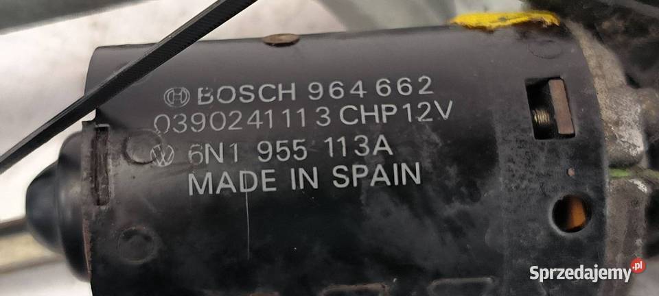 MECHANIZM WYCIERACZEK PRZÓD VOLKSWAGEN POLO III kujawsko-pomorskie Lipno
