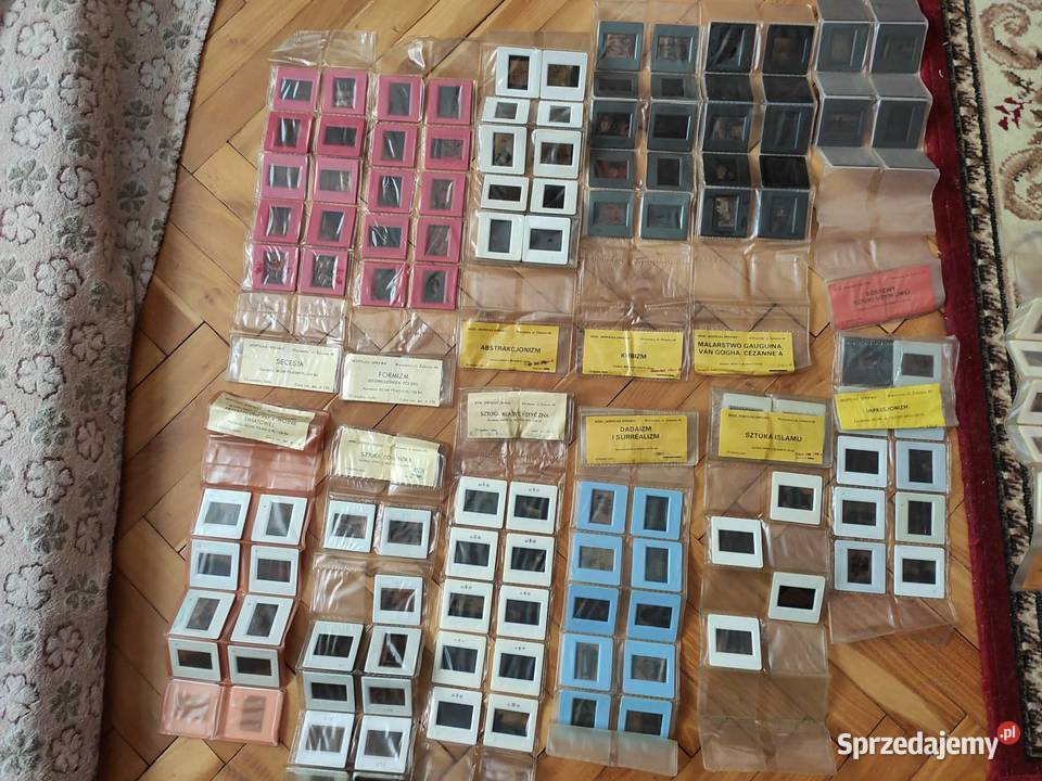 Slajdy z okresu PRL 12 komplatów Rzeszów