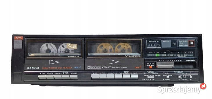 SANYO RD W 566 H magnetofon cassette deck Magnetofony wielkopolskie Międzychód sprzedam