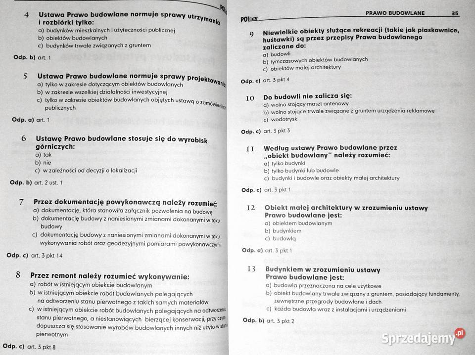 Pytania i testy egzaminacyjne na uprawnienia Chełm