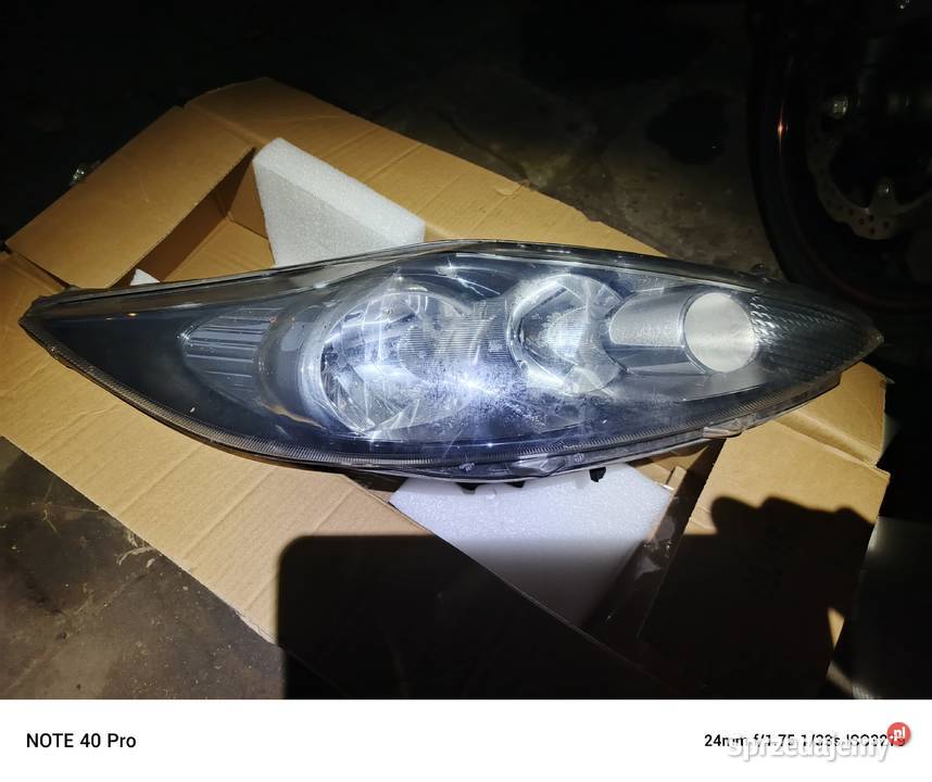Lampy przód Ford Fiesta MkVII 2009r ST 2 śląskie Sosnowiec sprzedam
