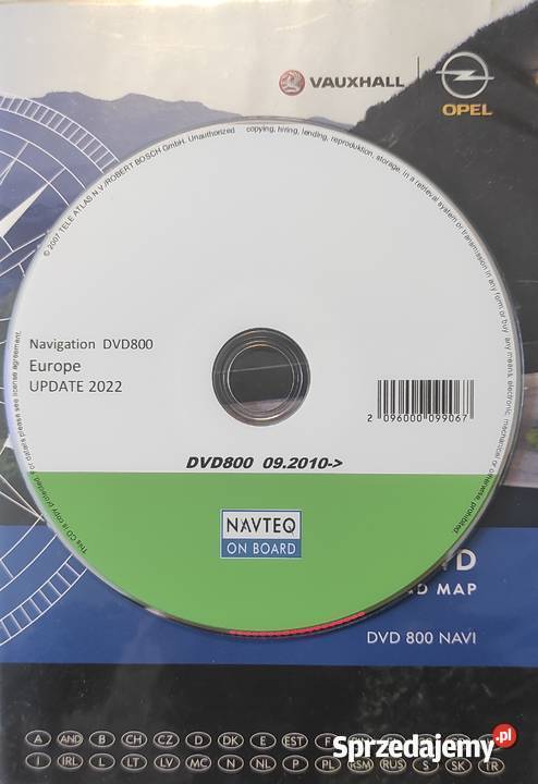 MAPY AKTUALIZACJA DVD800 CD500 2022 Astra J Poznań