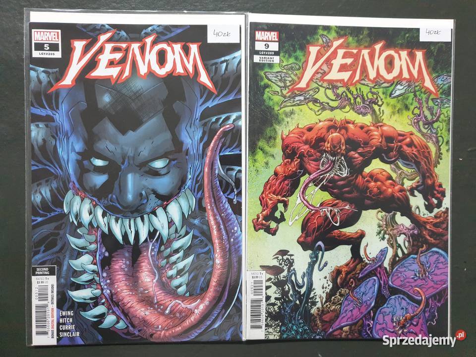 Carnage Venom zestaw 19 oryginalnych komiksów Gdynia sprzedam