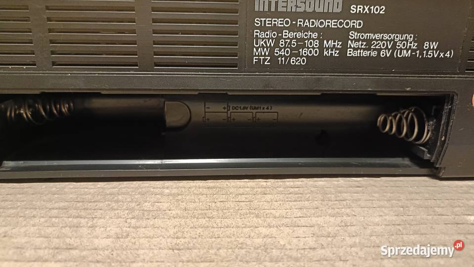 INTERSOUND SRX102 radiomagnetofon Poznań