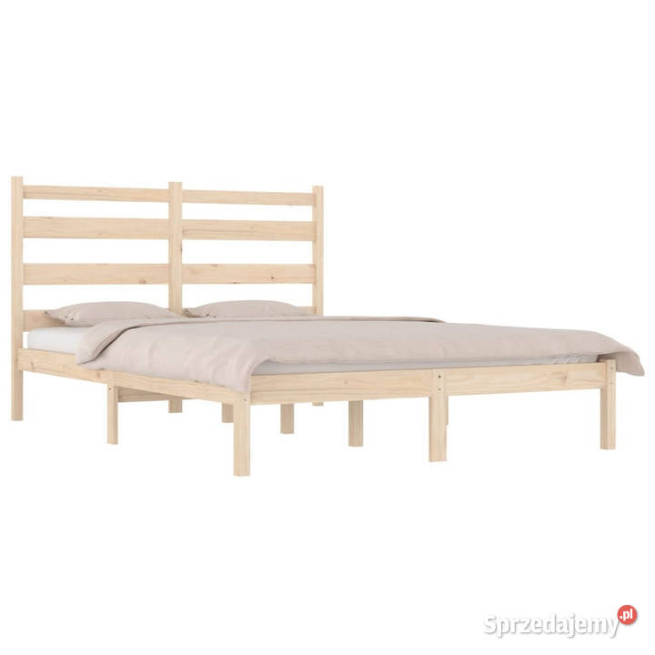 Rama łóżka lite drewno sosnowe 200x200 WM3103668 Łóżka Warszawa