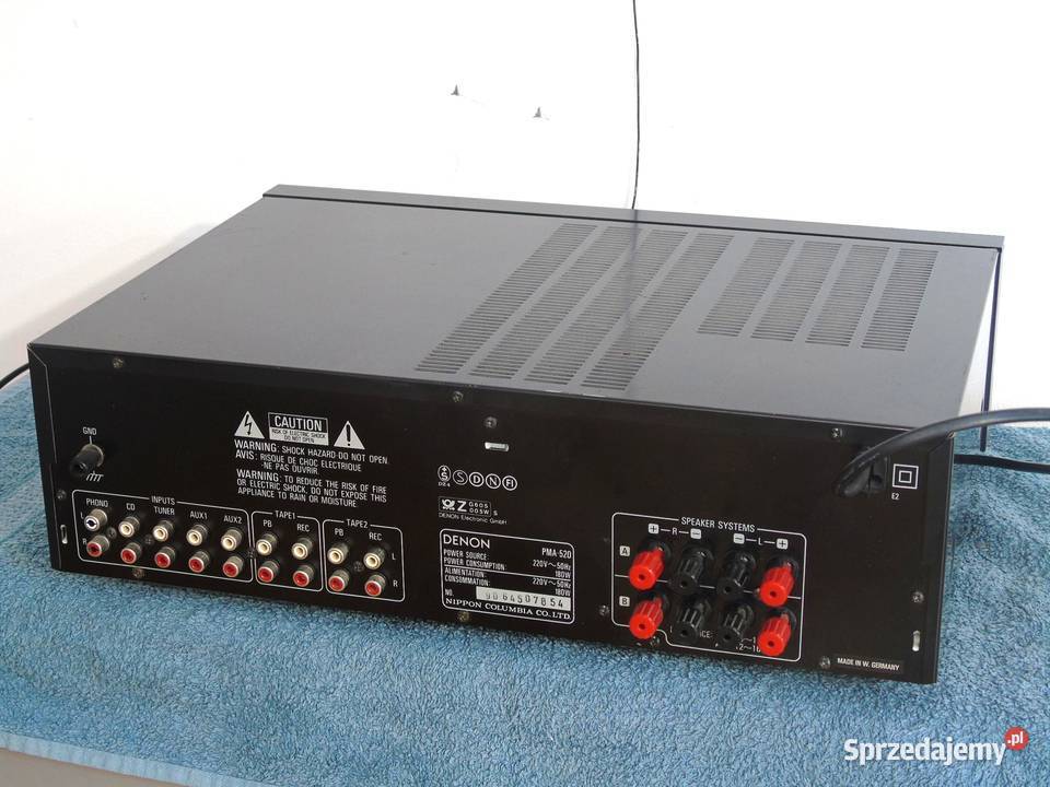 Wzmacniacz Denon PMA520 czarny świetne stereo Jasło