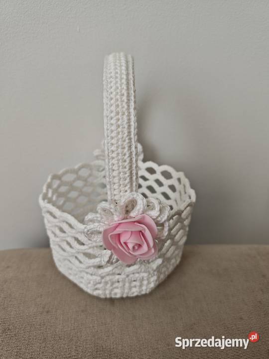 Koszyczek Wielkanocny szydelkowy Dębica