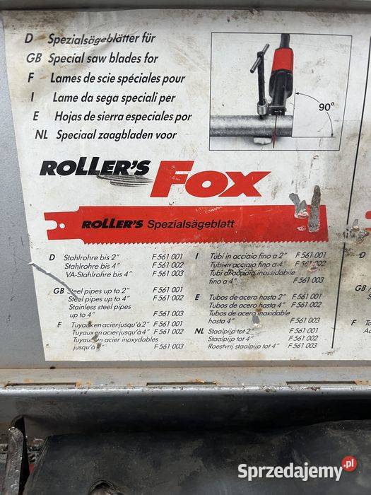 Elektryczna Piła Szablasta Do Rur Do 6 ROLLERS Tuliszków