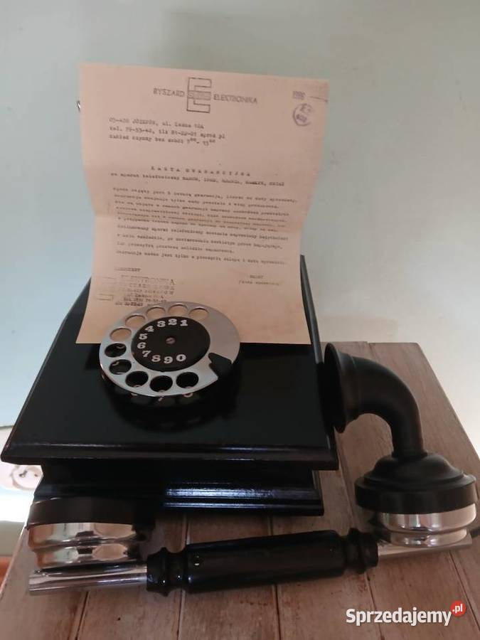 Polski telefon stacjonarny Hrabia z czasów PRL u Telefony przewodowe Kraków sprzedam