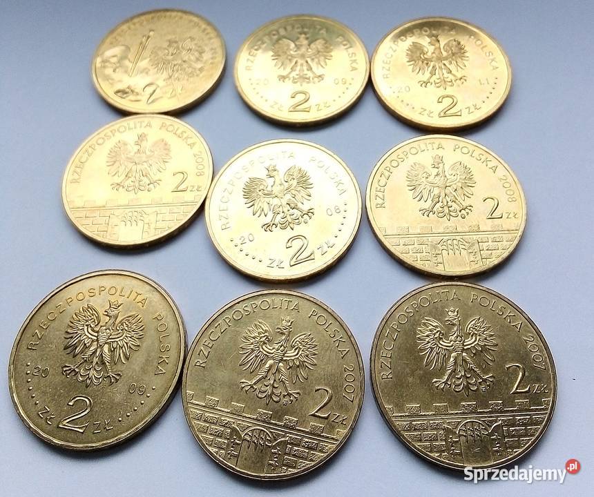 POLSKA2 GN9 SZTUK KAŻDA INNA Numizmatyka Legionowo sprzedam