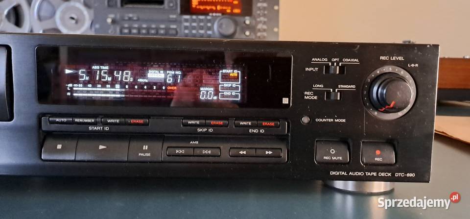 Magnetofon cyfrowy DAT Sony DTC690 Magnetofony Białystok