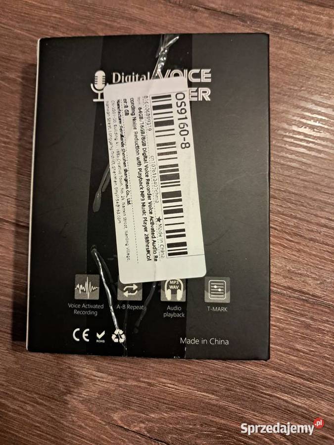 nowy dyktafon 8 GB brak pragonu Sandomierz sprzedam