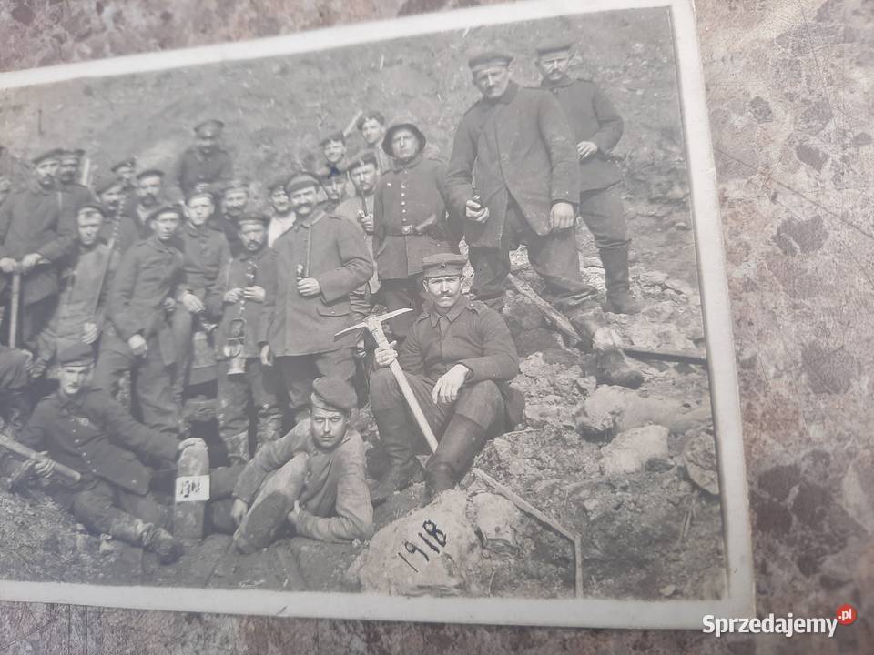 Stara pocztówka fotografia żołnierze więźniowie Tczew