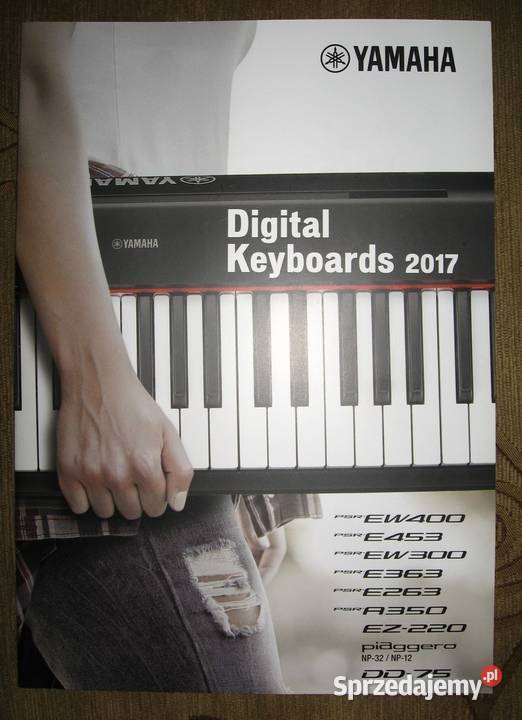 Yamaha Digital Keyboards 2017 catalog katalog Kępice sprzedam