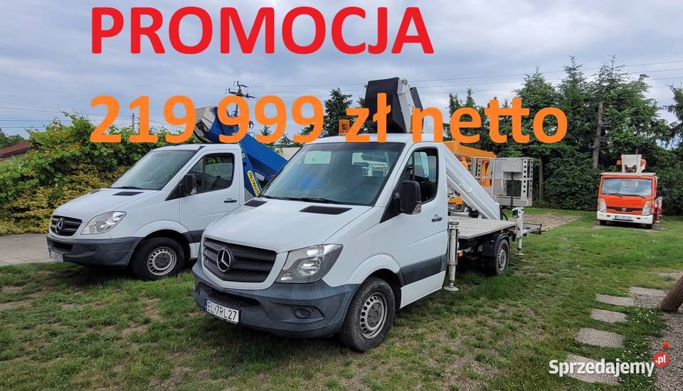 Podnośnik koszowy 27 m Ruthmann TB 270 Sprinter Podnośniki koszowe łódzkie Łódź