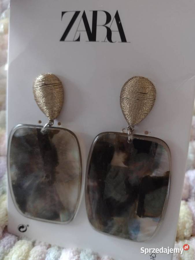 ZARA Duże kolczyki wieczorowe z Madrytu NOWE małopolskie sprzedam