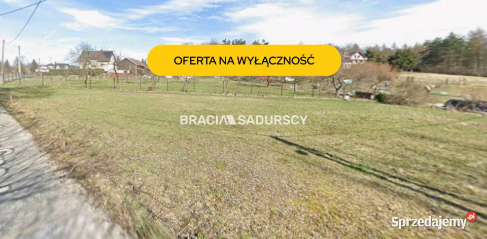 Działka Kraków Podgórki Tynieckie 1400m2 778zł/m2 sprzedam