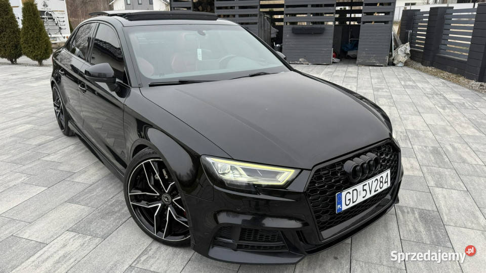 Audi S3 20tfsi quattro 367 full ledy panorama lakier metallic Gdańsk sprzedam