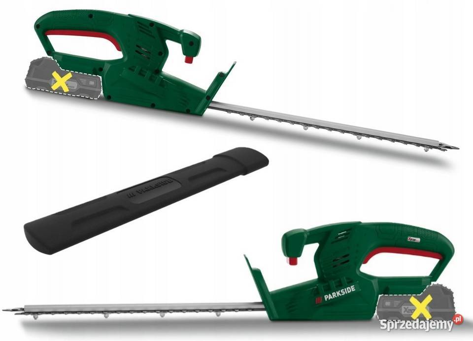 Akumulatorowe nożyce do żywopłotu Parkside 20 V