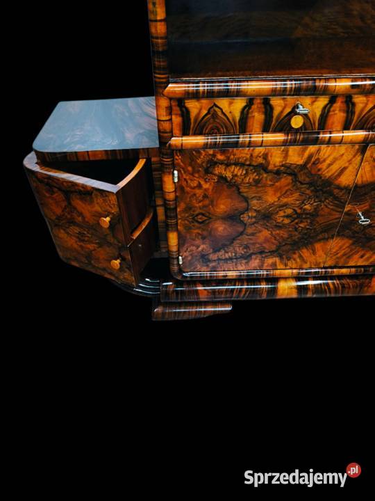 Witryna Art Deco barek antyk