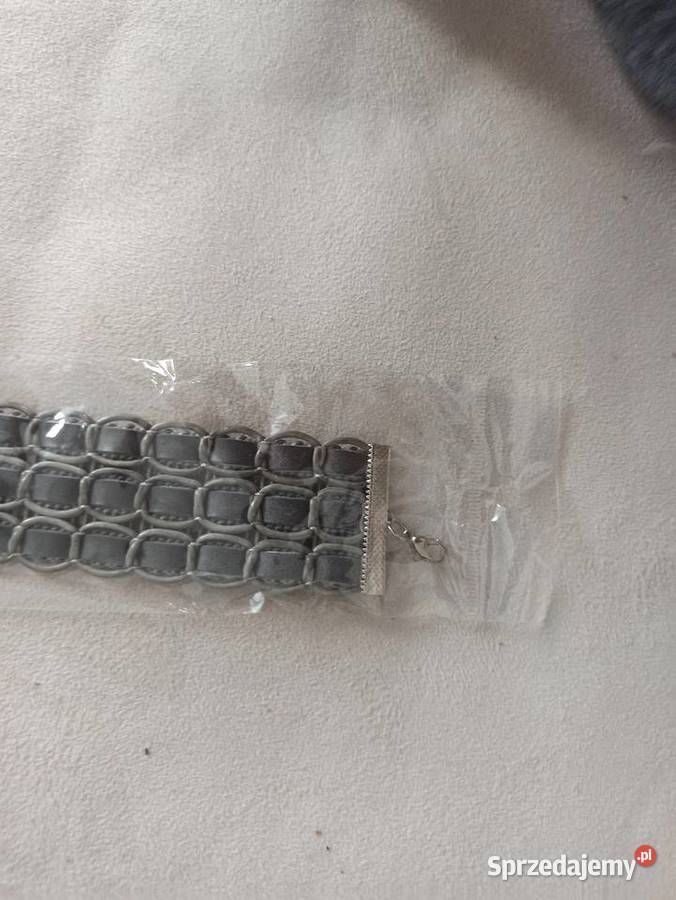 Nowa szara bransoletka biżuteria bransoletka na Warszawa
