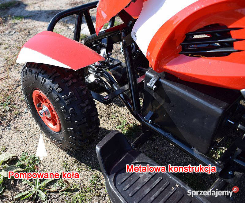 BAWIBUS Auto na akumulator MEGA WIELKI QUAD 3 lata+ śląskie Myszków