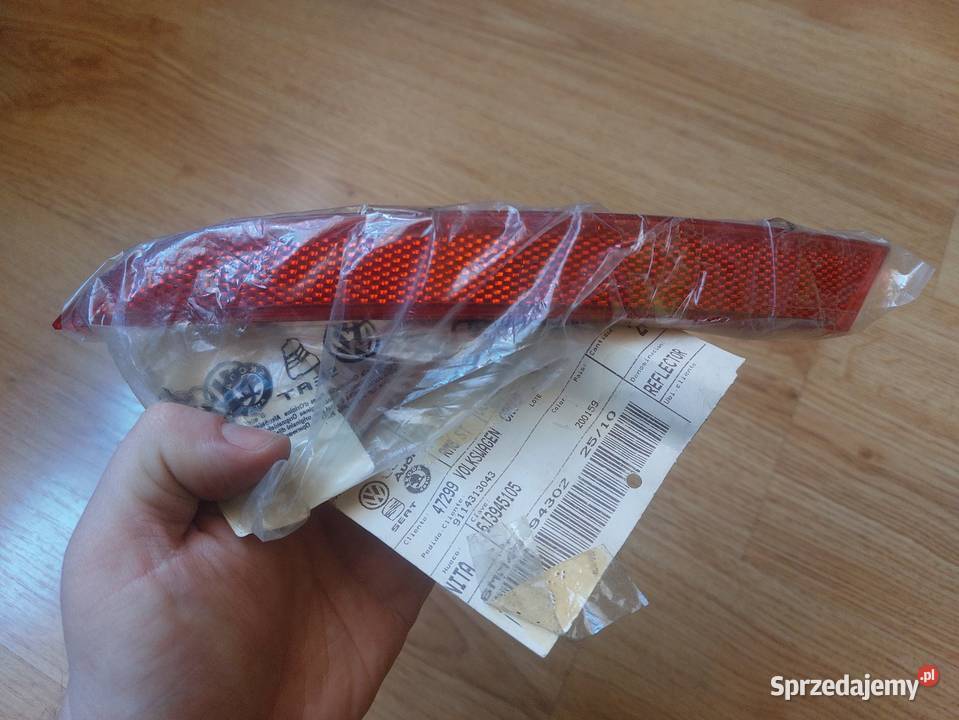 Odbłyśnik Odblask zderzaka tylnego OE Seat Ibiza śląskie Gliwice sprzedam