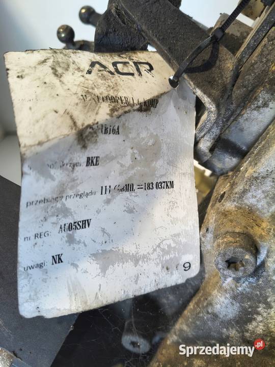 SKRZYNIA BIEGÓW Mini Cooper S 16 K Kompresor Chełm