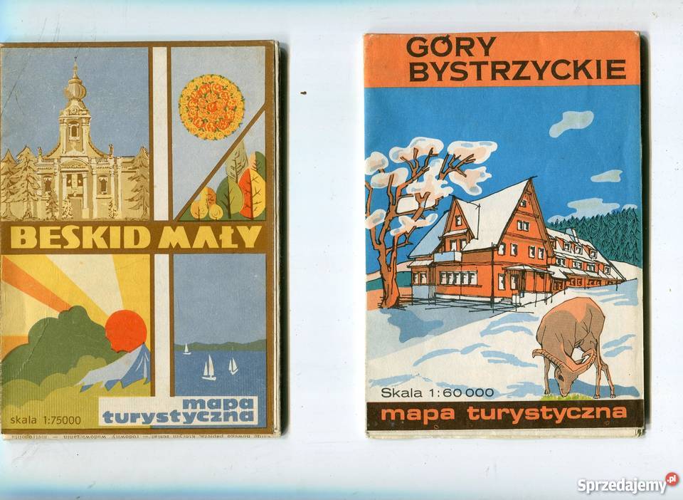 Mapy turystyczne Książki i Podręczniki Szczecin sprzedam