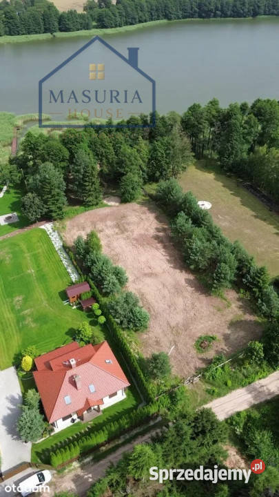 Działka rolnobudowlana z linią brzegową jeziora Lubian