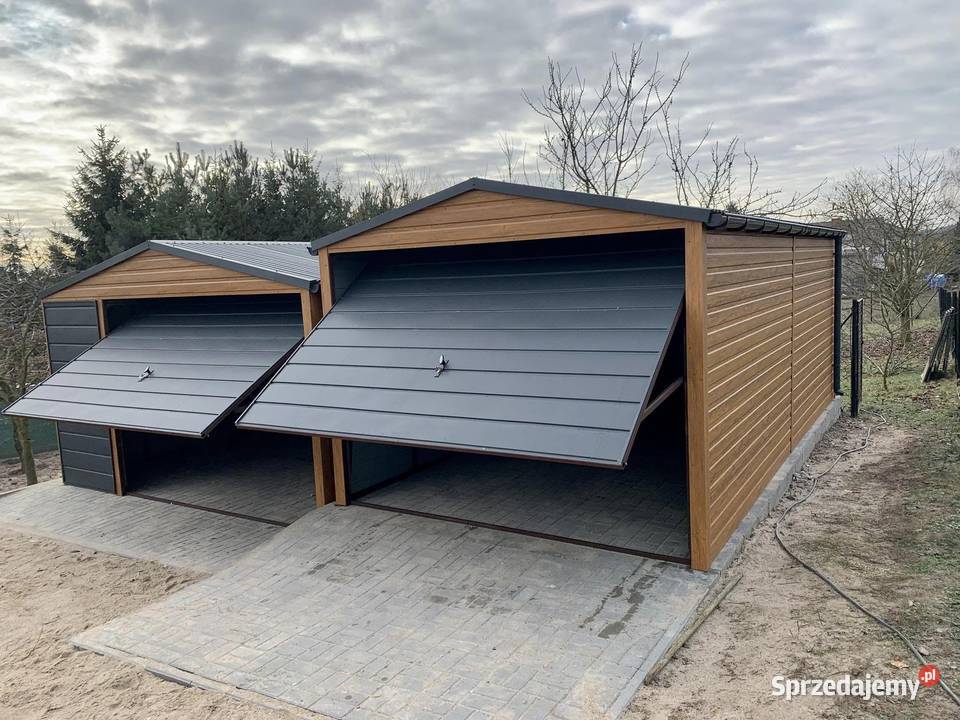 Garażegaraż blaszany 6x56x6 wzmacniany Producent Płock