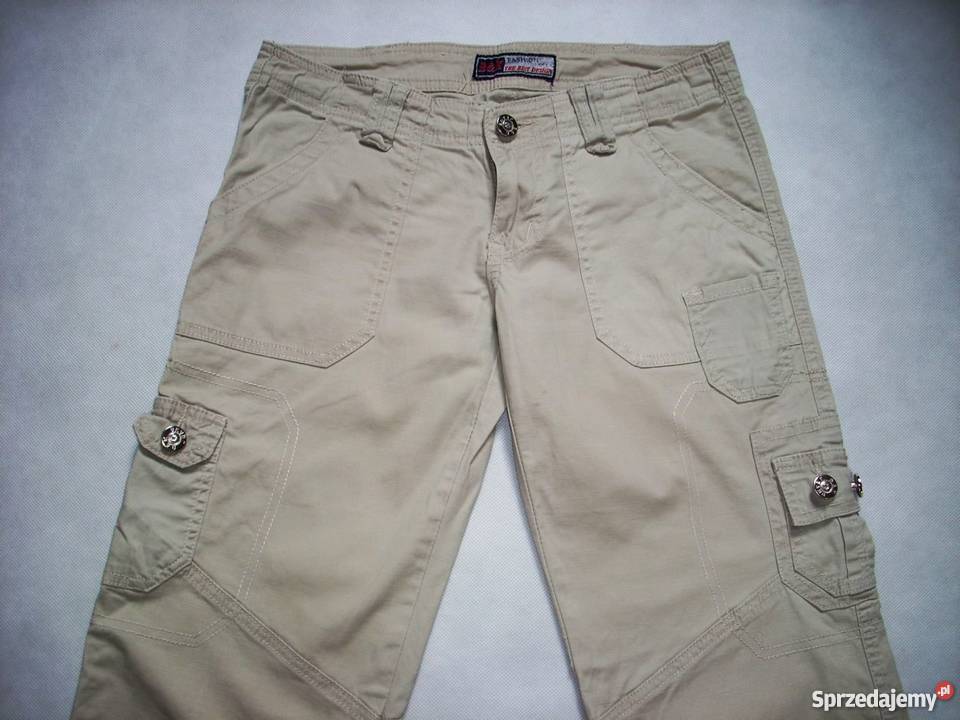BK spodnie 45 Bojówki Rybaczki Haft J NOWE 34 36 Nowy Sącz