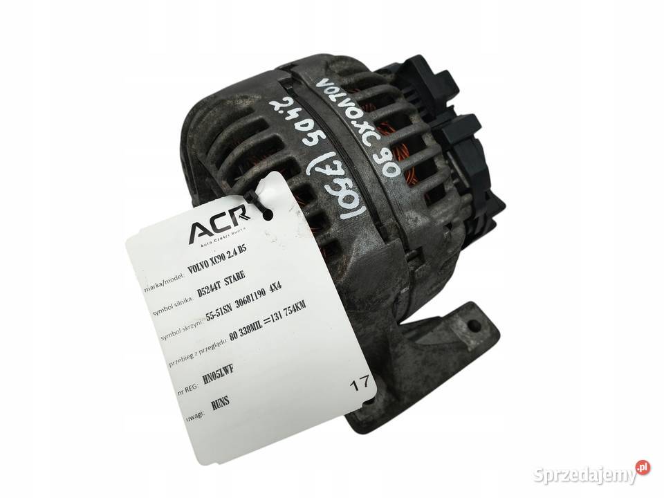 Alternator Volvo S80 S60 V70 XC90 24 D5 0114R Chełm sprzedam