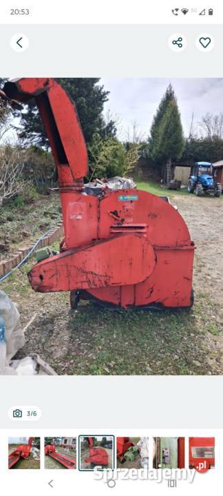 Rembak do gałęzi sieczkarnia Leśnictwo Nowe Rybie