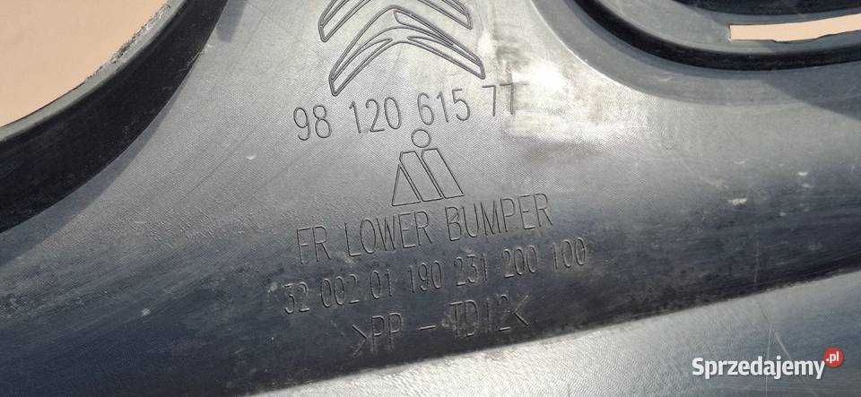 CITROEN C3 III DOKŁADKA ZDERZAKA PRZÓD SPOILER sprzedam