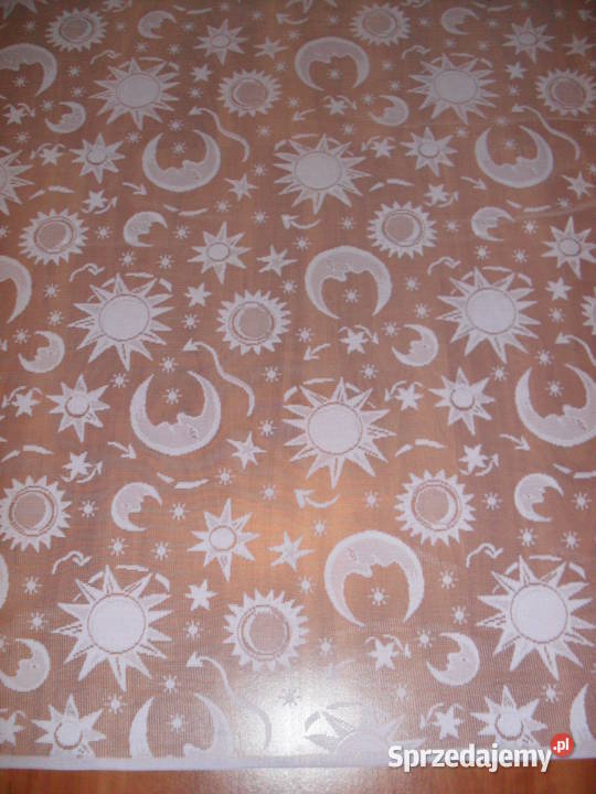 firan długa 250 żakardowa biała biały Wrocław