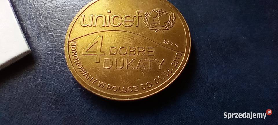 Stare monety Medal 4 Dukaty 188 Lesko