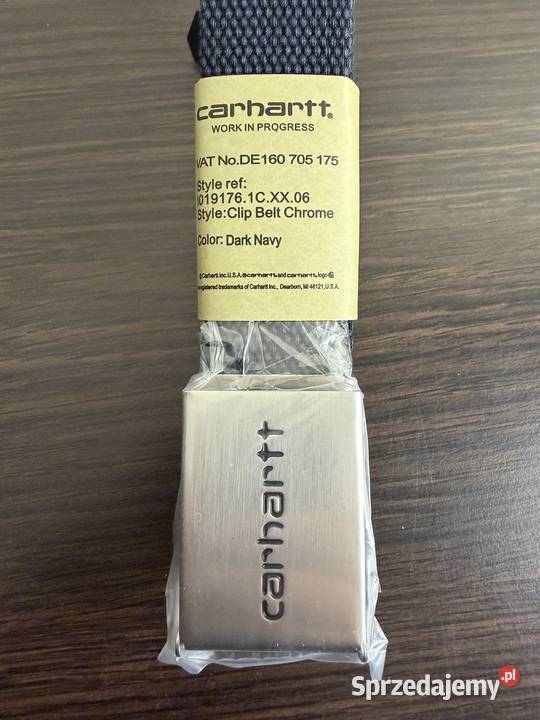 Pasek Carhartt WIP Clip Belt Chrome I019176