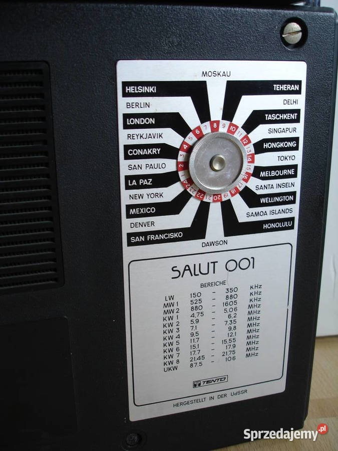 Radio SALUT 001 ZSSR Zielona Góra sprzedam