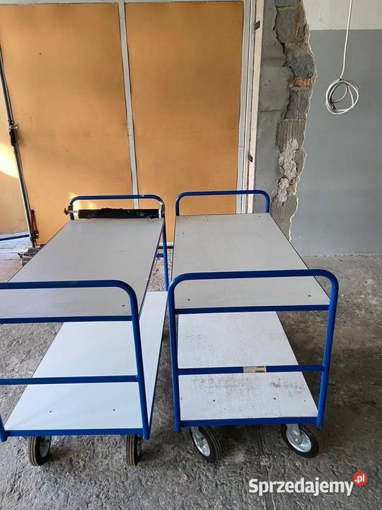 wózki półkowe 2 półki 1250x630x1000 mm podkarpackie Rzeszów sprzedam