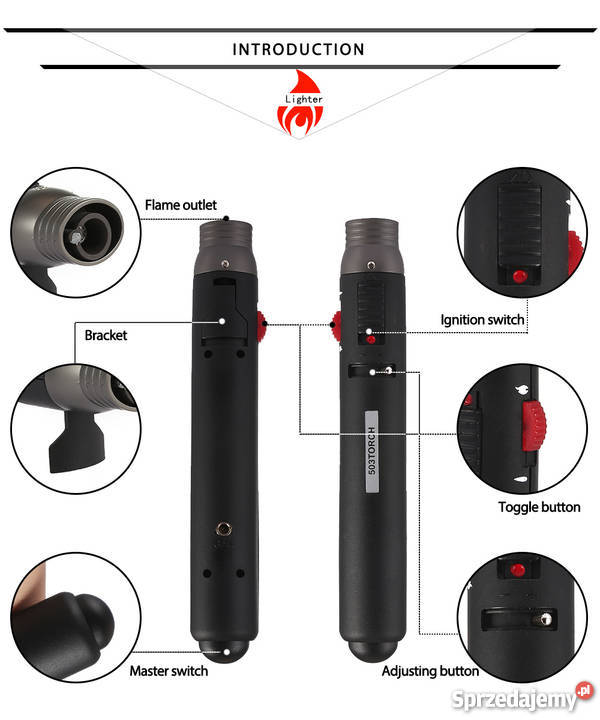 Palnik gazowy Pen Gun zachodniopomorskie Mierzyn