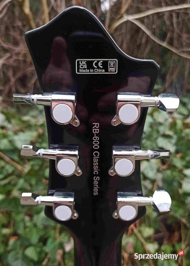 Nowa gitara elektryczna RB600BK Classic łódzkie Tuszyn