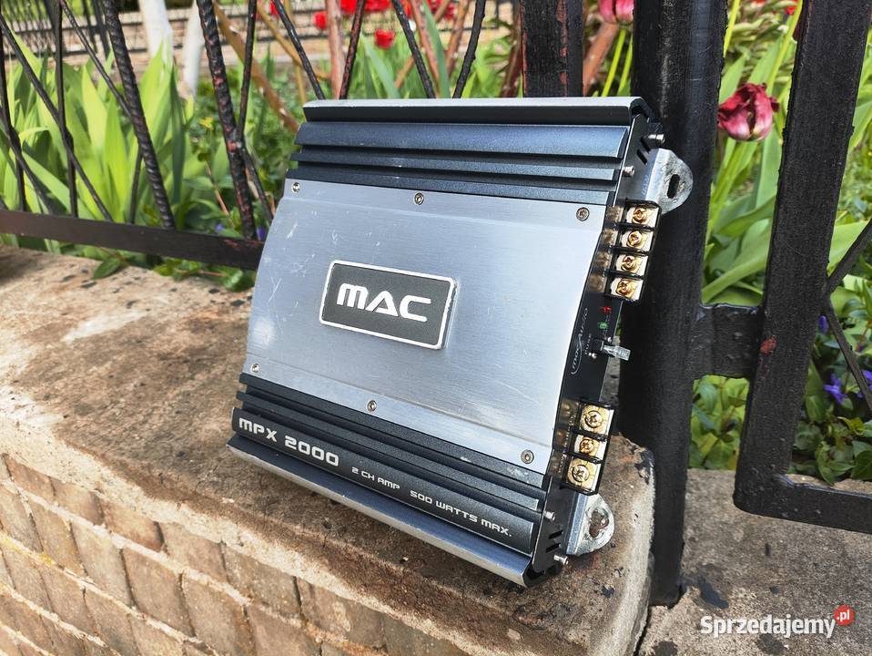 Wzmacniacz samochodowy 2 kanałowy MAC Audio MPX Niegowonice