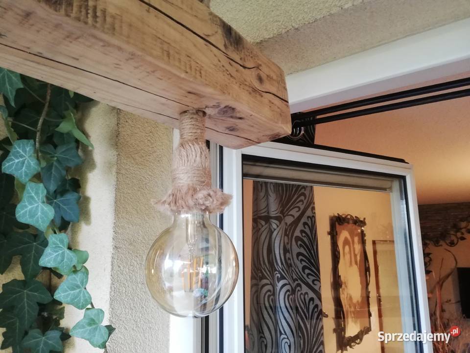 LAMPA Z BELKI Dom i Ogród Kraków