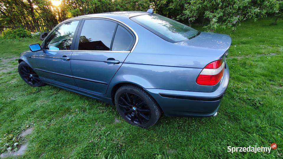 BMW E46 sedan 25i 192 alu 17 sporty czarny sufit benzyna Wołów