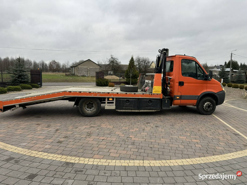 inne Iveco Daily 70C17P Laweta z dźwigiem Lipówki