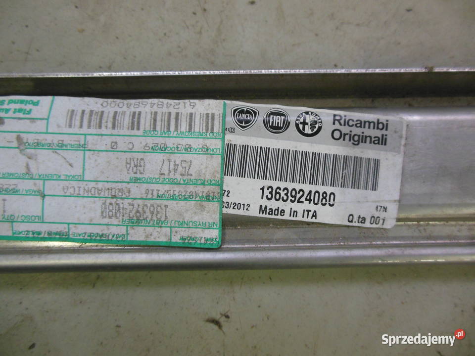 1363924080 prowadnica drzwi ducato 2006 nowa oe śląskie Kozy