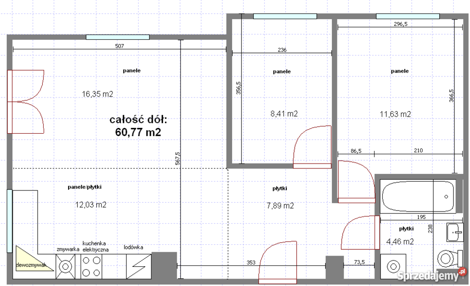 Mieszkanie 90 m Wieliczka Różana 32 internet sprzedam