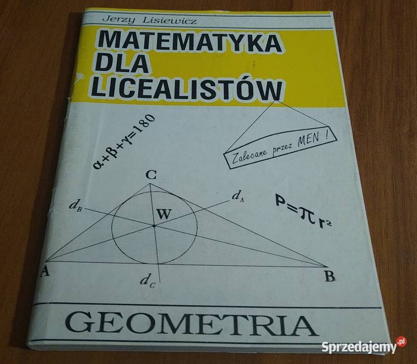 Geometria klasa 12 Cz 1 Jerzy Lisiewicz Gdańsk