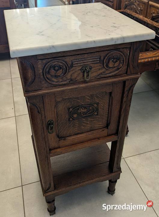 Dębowa szafkakomoda secesyjnasklep Dąbrowa Dąbrowa Górnicza sprzedam
